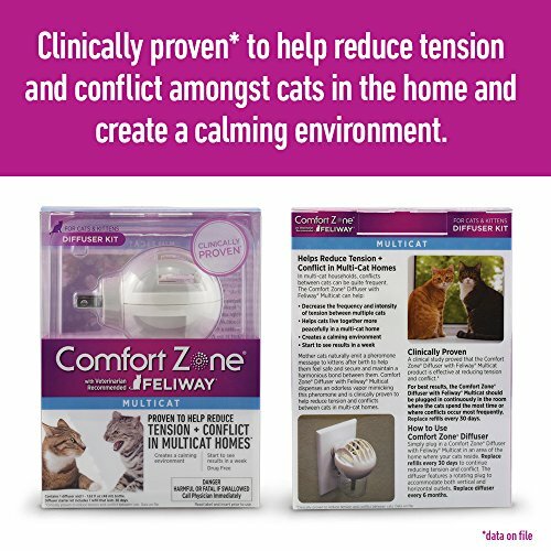 Calming Diffuser Kit for Multicat Conflict & Tension by Comfort Zone - Plastic