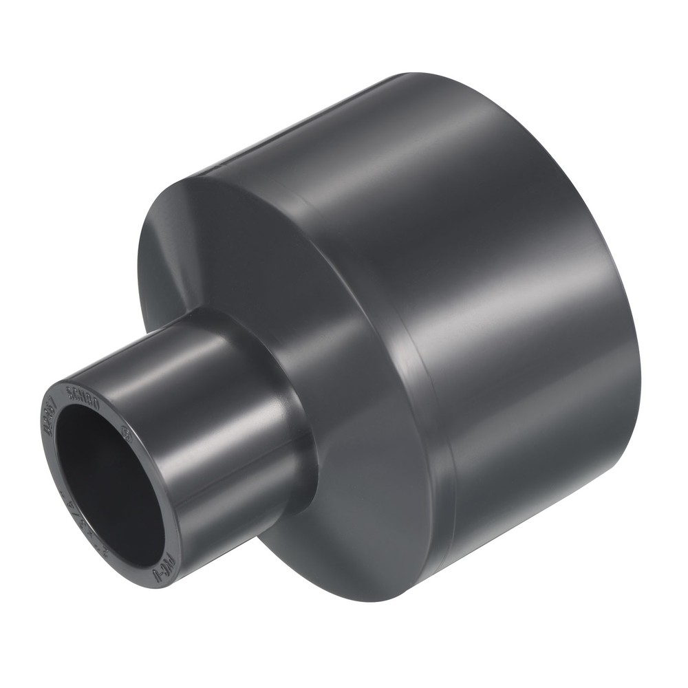 UPVC Reducer Pipe Fitting 2"x 3/4" Program Socket 80 Straight Coupling