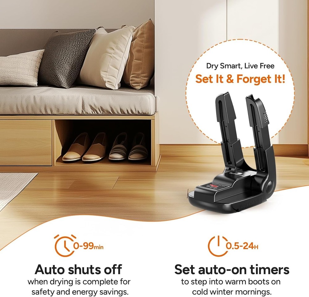 Dr. Prepare Boot Dryer & Warmer - Quick Drying Shoe and Glove Solution