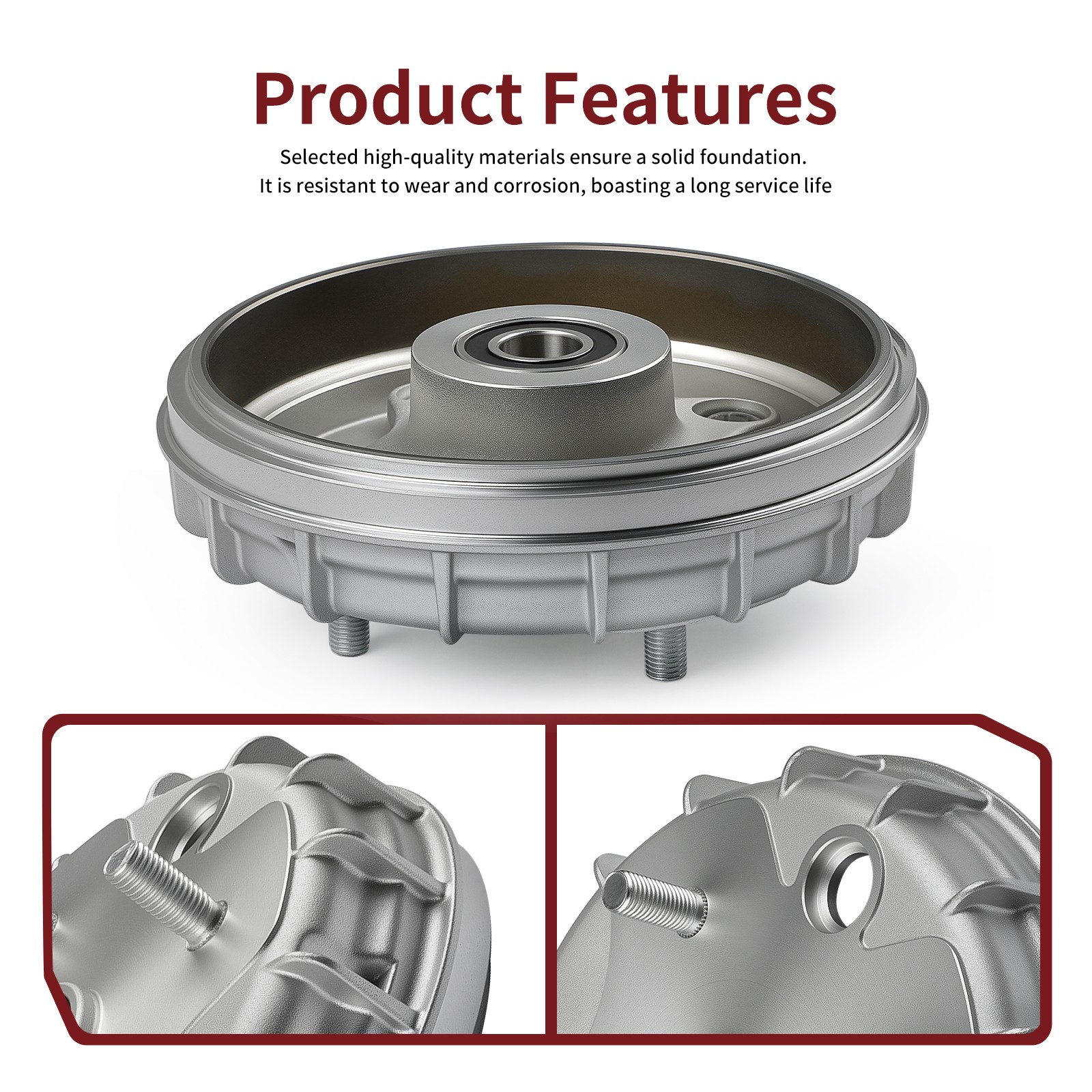 Front Brake Drum For Honda Rancher 350 TRX350TE TRX350TM 2000-2006 44600-HN4-670