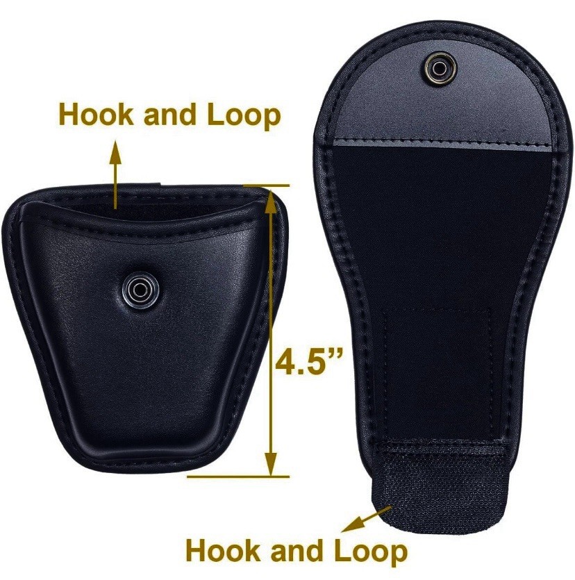 BlackHawk Black Single Handcuff Pouch Molded Solid Plain Finish 44A100PL - USA