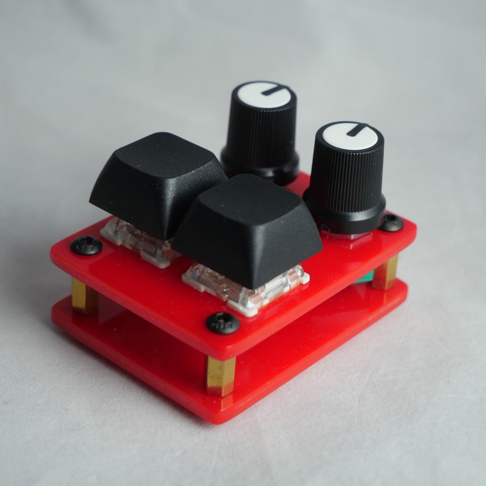 madMidiMini Compact Midi Controller with 2 Note Buttons 2 Potentiometers and LED