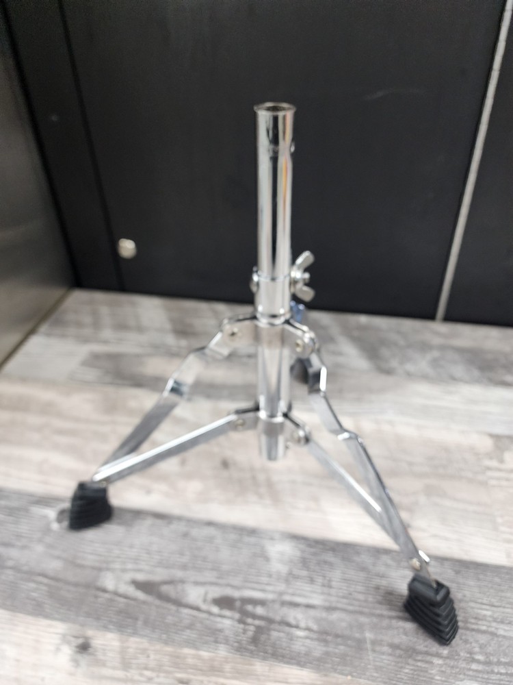 Chrome Plated Drum Stand Tripod Silver - 9" High