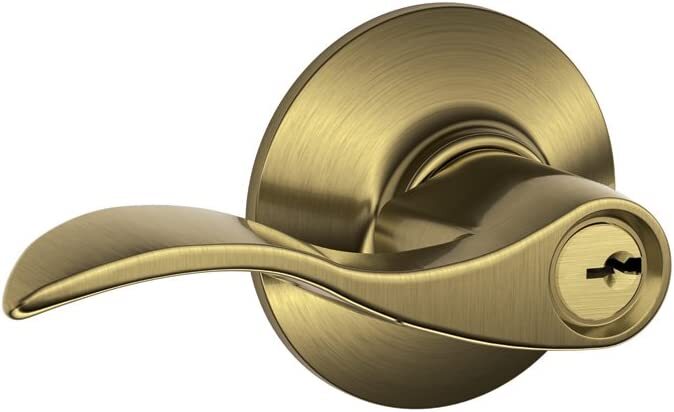 SCHLAGE Accent Keyed Lever, F51A ACC