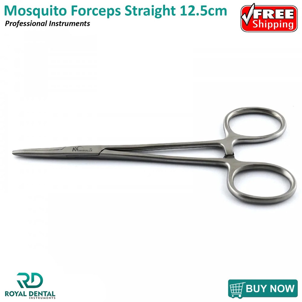 MOSQUITO HEMOSTAT LOCKING FORCEPS STRAIGHT SURGICAL INSTRUMENTS CE