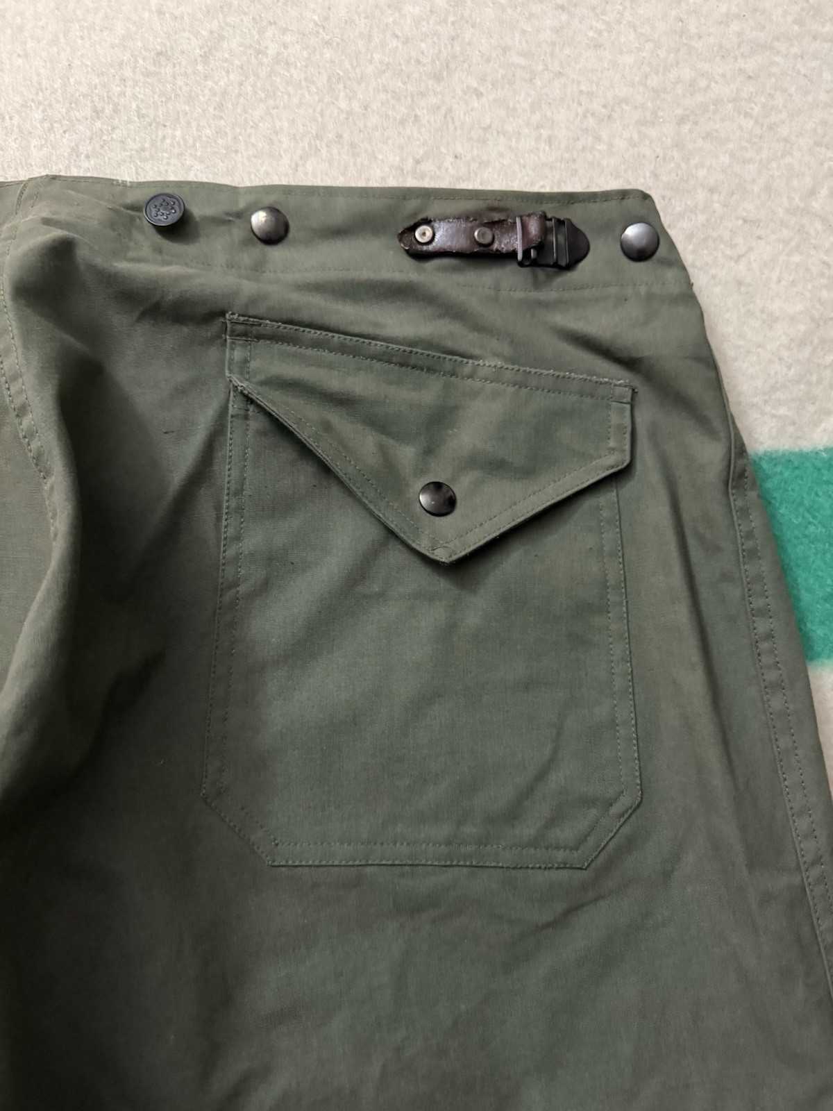 Vintage 50s Us Army Military Firefighter Pants Western Costume Co Size 40-42