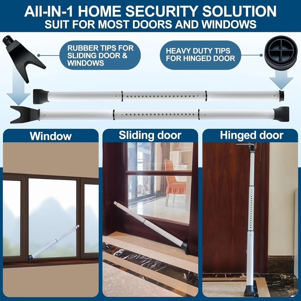 Durable Gate Lock Bar, Apartment Security