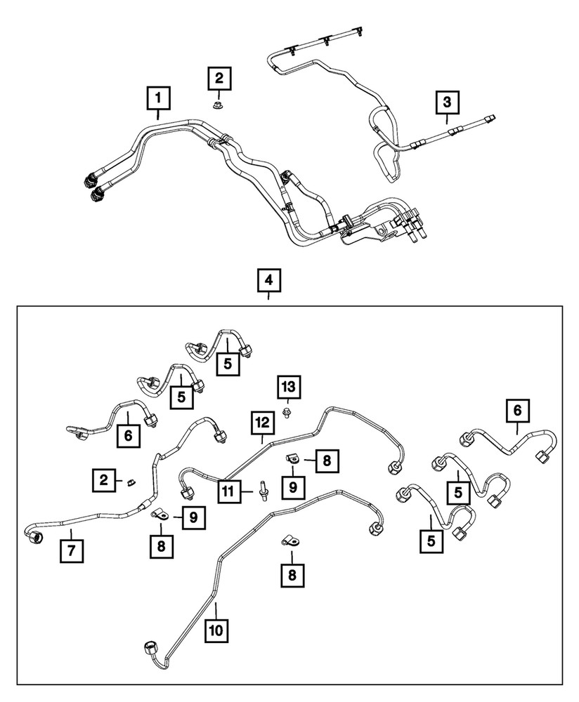 Genuine Mopar Screw Mounting 68027629AA