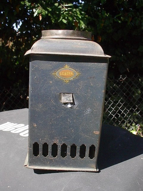Antique Magic Lantern Slide Projector.