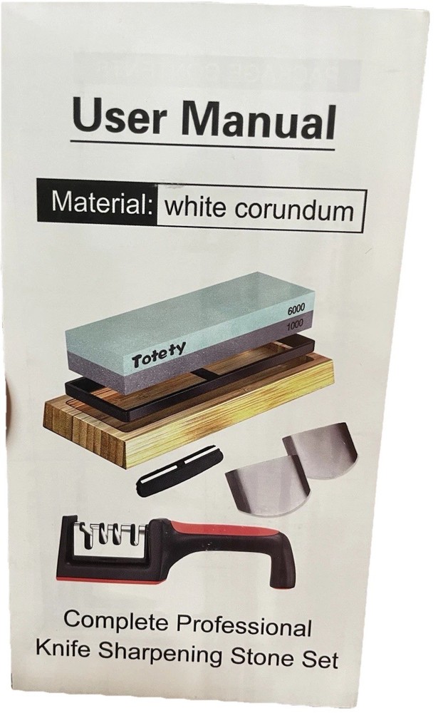 Complete Professional Knife Sharpening Premium Whetstone 7 Piece Set