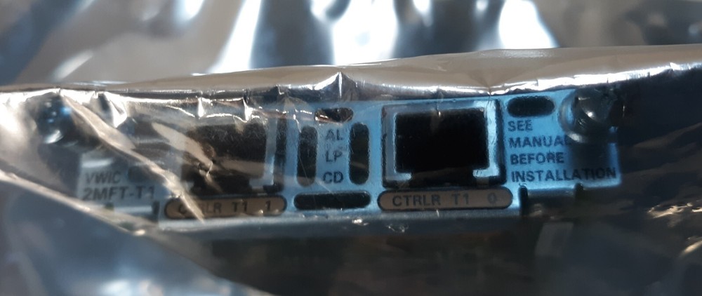 Cisco VWIC-2MFT-T1 Multiflex Interface Module Trunk Card NEW *SEALED*