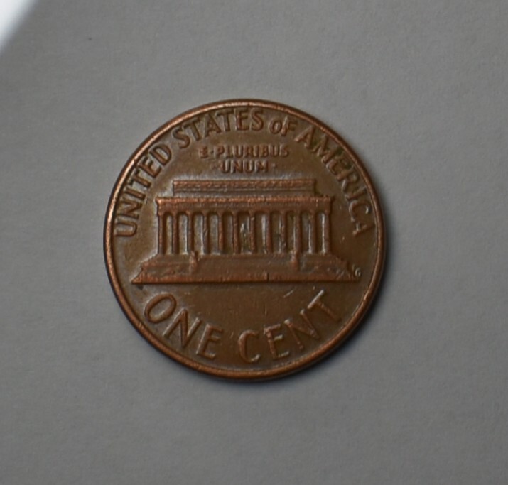 1976 D Lincoln Memorial Penny Rare Error