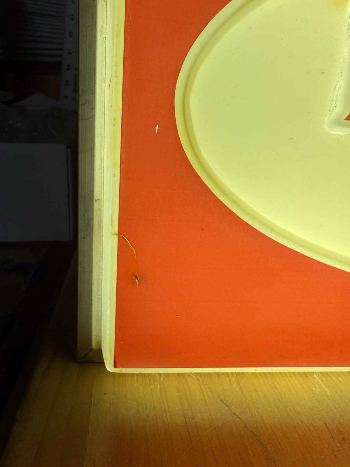 Vintage Rare 1970s Hondamatic Service Lighted Sign Honda Motorcycle Shop Display