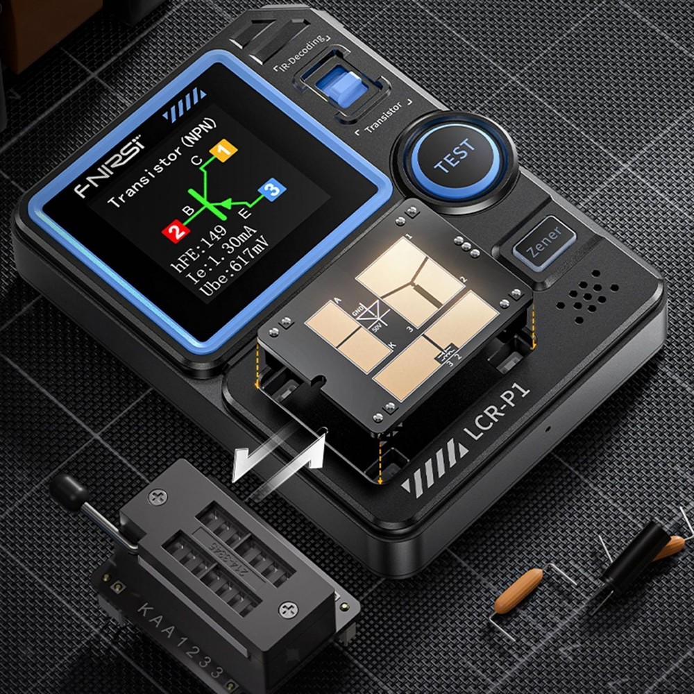 Transistor Tester Kit Electronic Component Tester Multipurpose Anti Scald