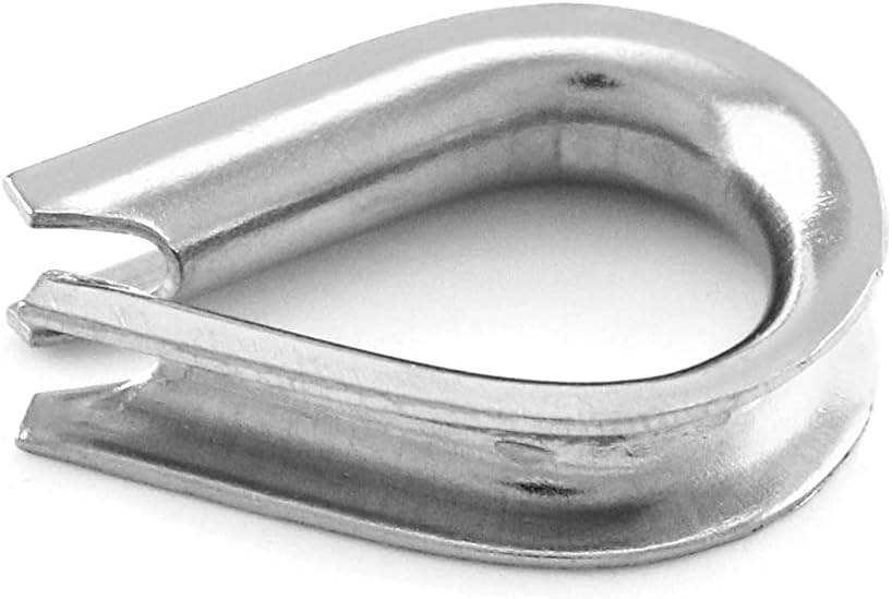 Wire Rope Thimble M6 Stainless 20 Pack New