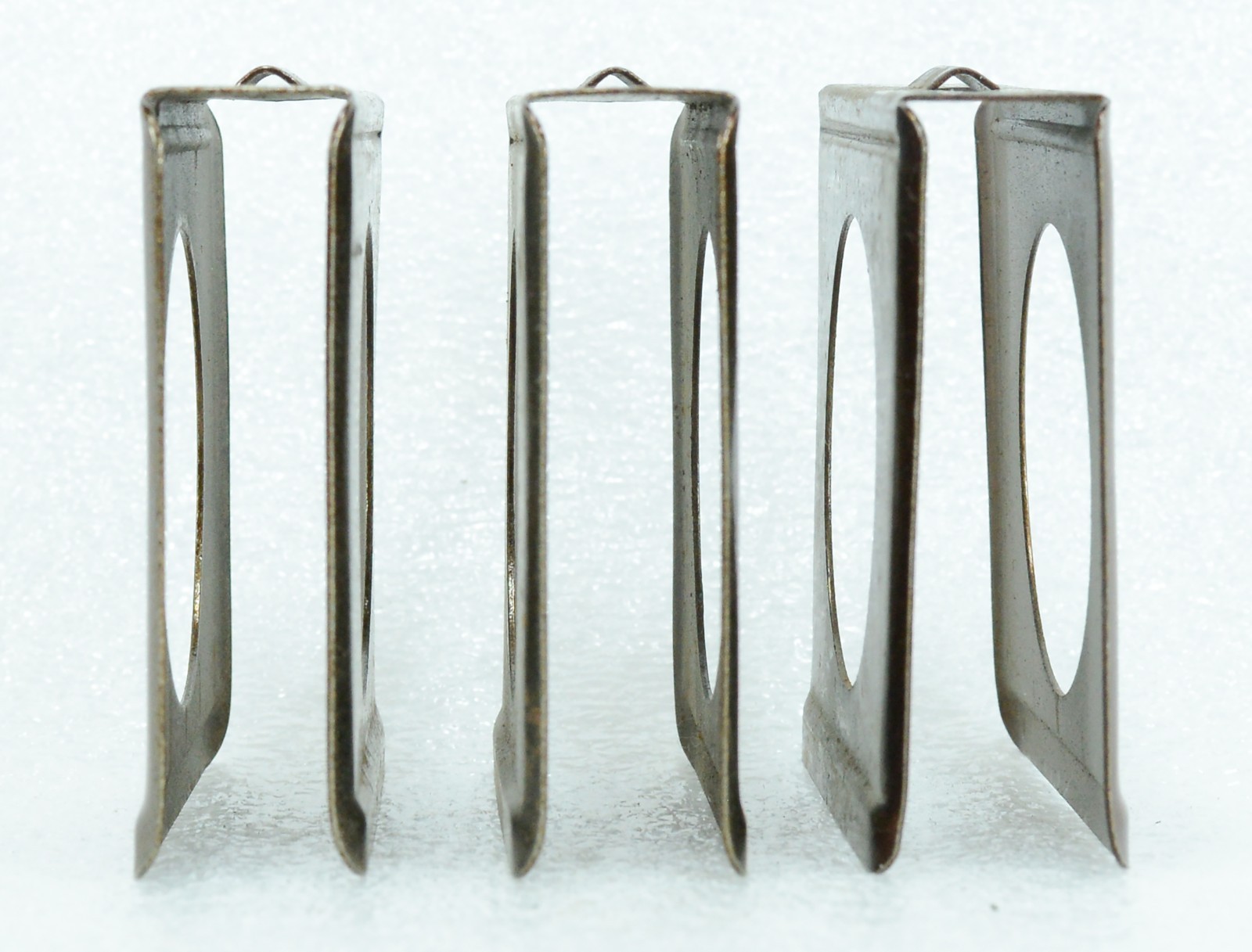 3x WWI German Gewehr 88 Gew 88 Kar 91 Rifle 8mm 5 RD En Bloc Clips, REFINISHED