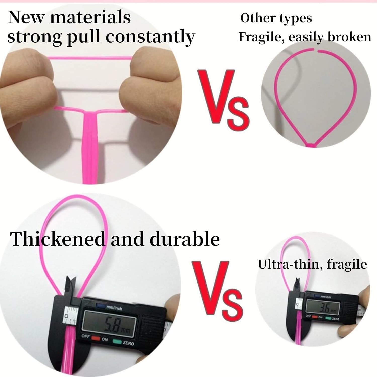 6pcs Topsy Tail and Hair Loop Styling Tool Set - Ponytail Makers, French Braid