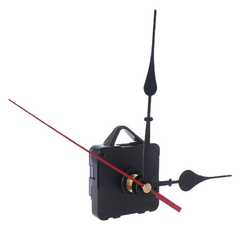 Portable Clock Movement Set for w/ Clock Hands Kit for Replace and Repair Wall C