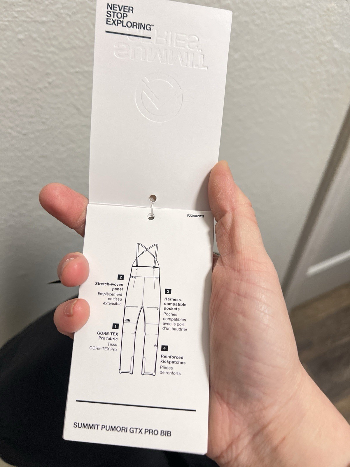 The North Face pumori gore tex Women's Snow Bib, Size XS - Black org 650$