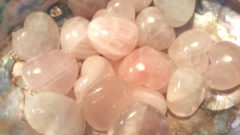 Rose Quartz Hearts