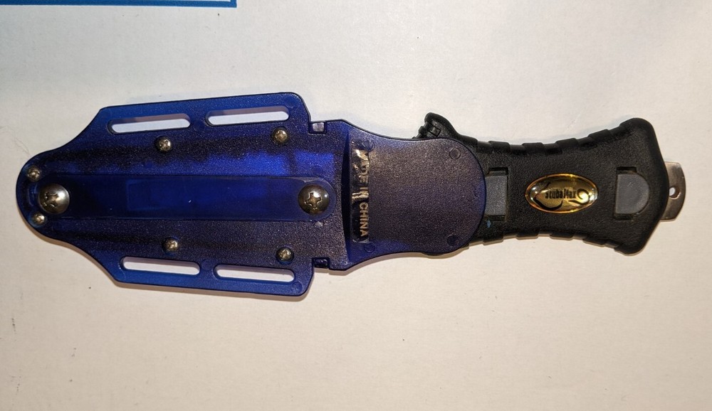 Scuba Max 420SS Rounded Tip Scuba Knife USED