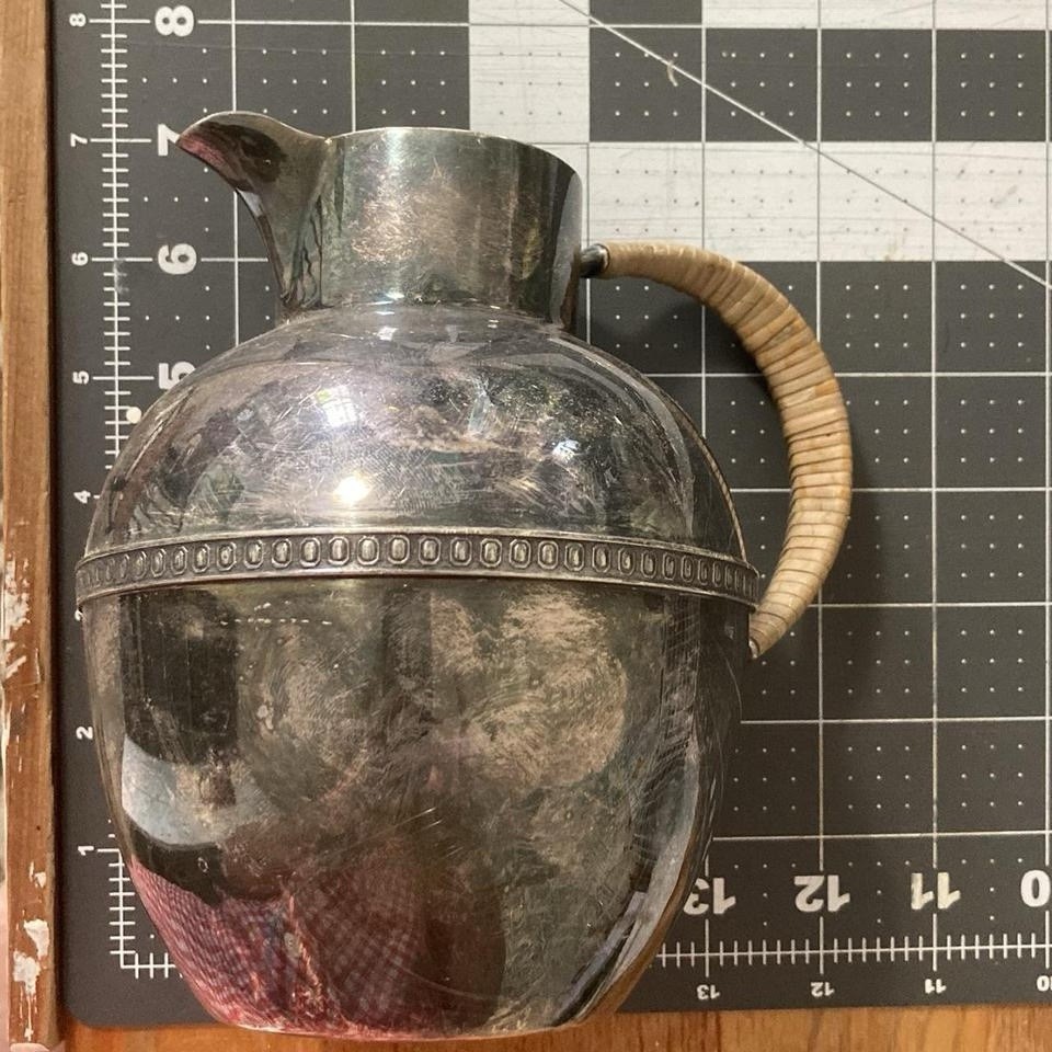 Silver Plate Pitcher 7”