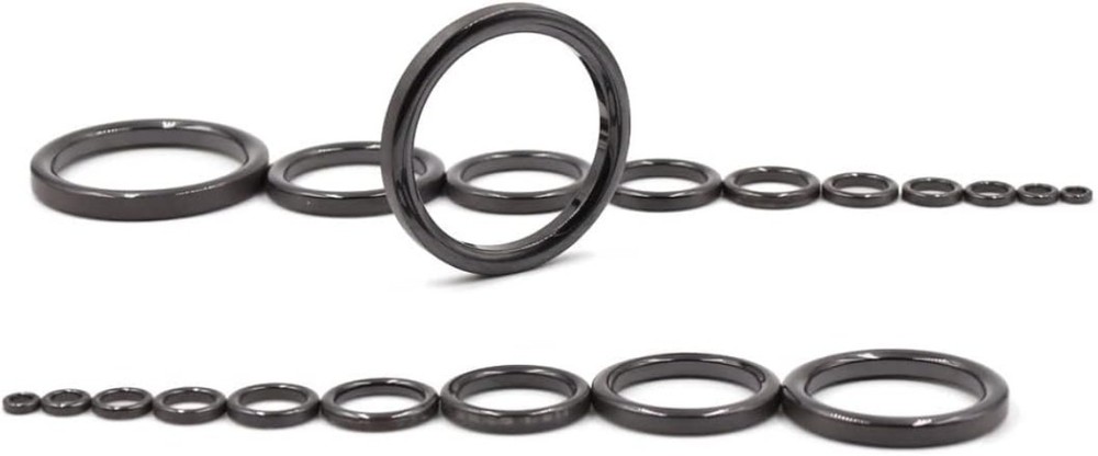 Fishing Rod Ceramic Guide Ring Replacement Kit 14 Sizes for Spinning Casting