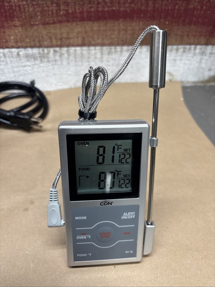 CDN DSP1-S Programmable High Heat Dual-Sensing Probe Thermometer/Timer