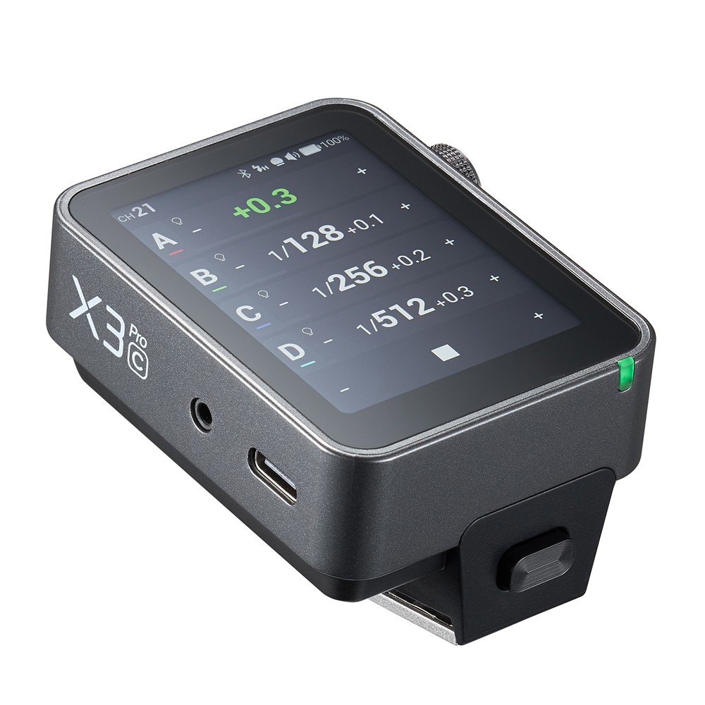 X3Pro-C TTL Wireless Flash Trigger, 2.4G Wireless Flash Transmitter for Canon