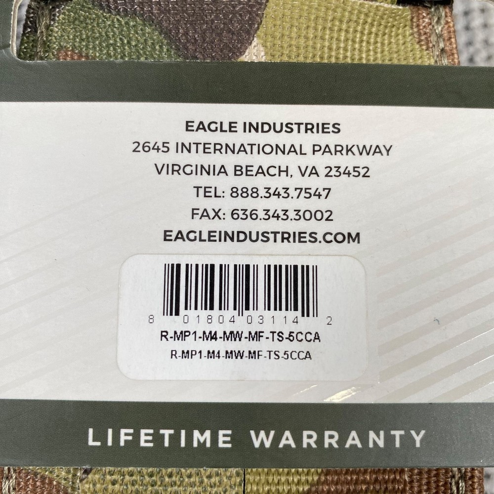 Eagle Industries SOFLCS Single Wedge Insert Magazine Mag Pouch Multicam