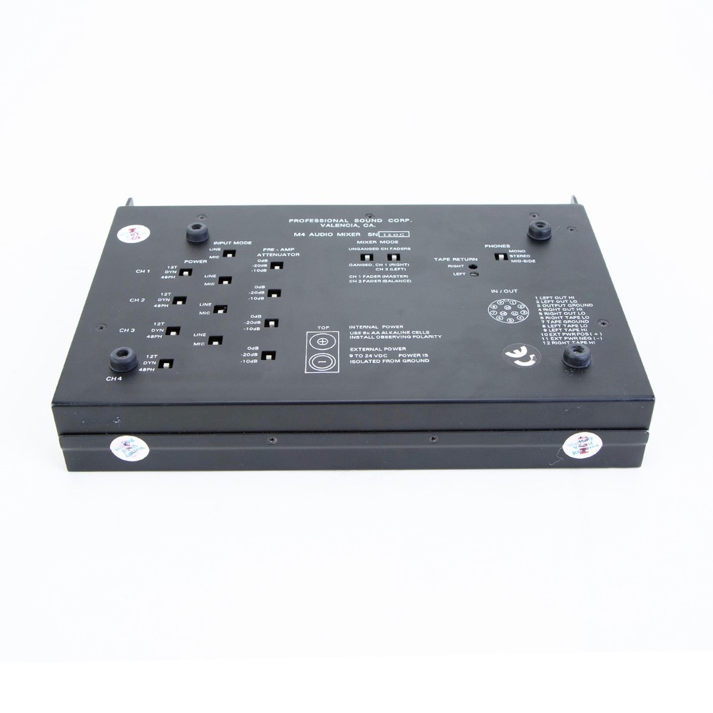 PSC M4A+ 4 Channel Audio Mixer