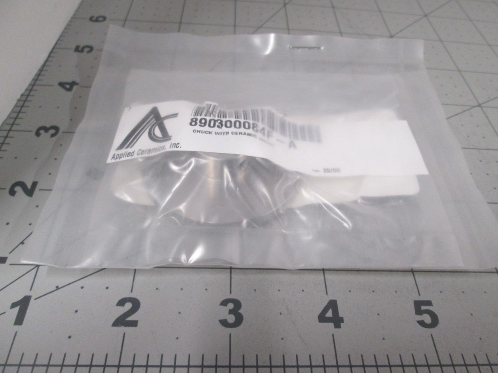 Applied Ceramics, 890300084F-A, Chuck w/ Ceramic Insert. New