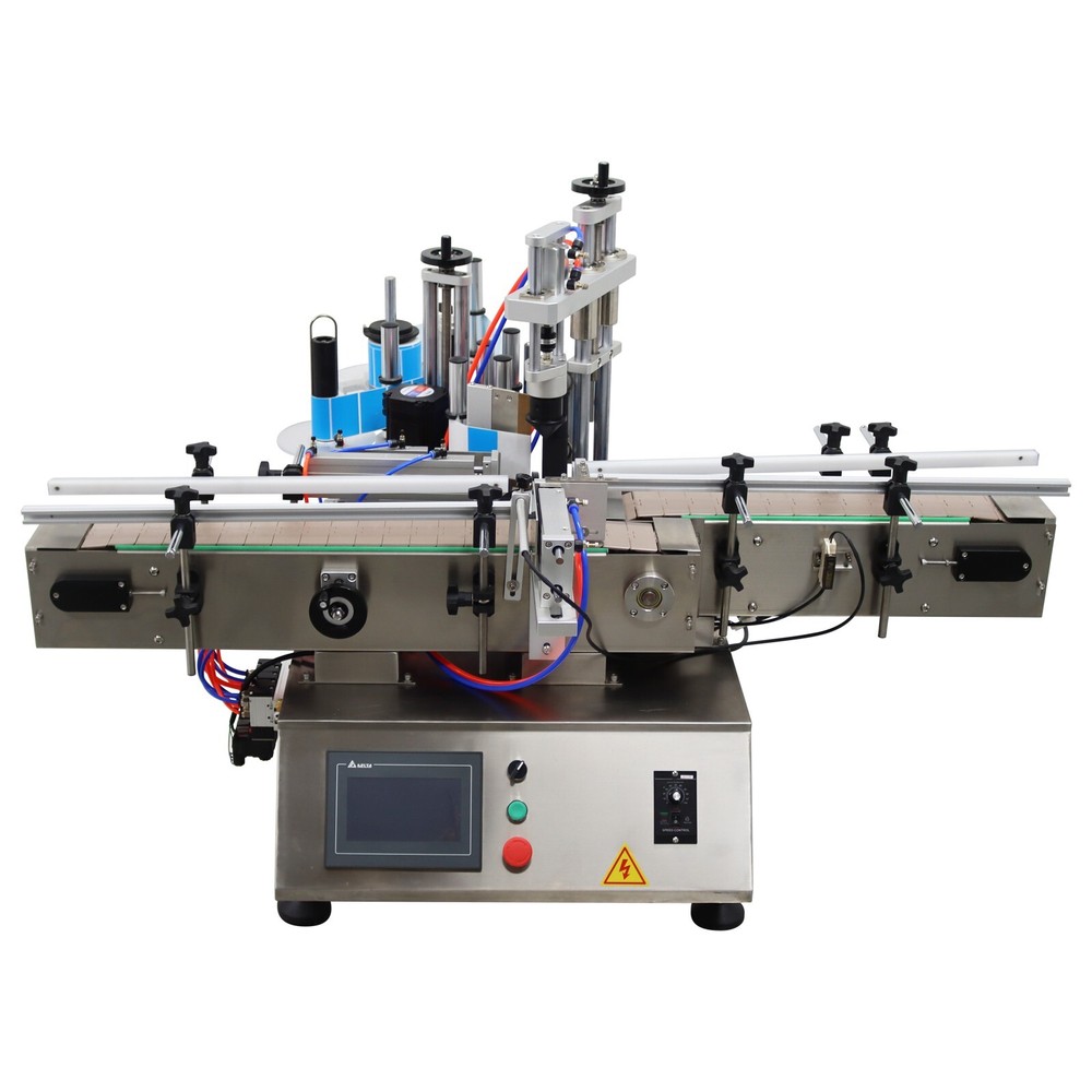 110V Automatic Desktop Labeling Machine Round/Square/ Hexagonal Bottles Labeler