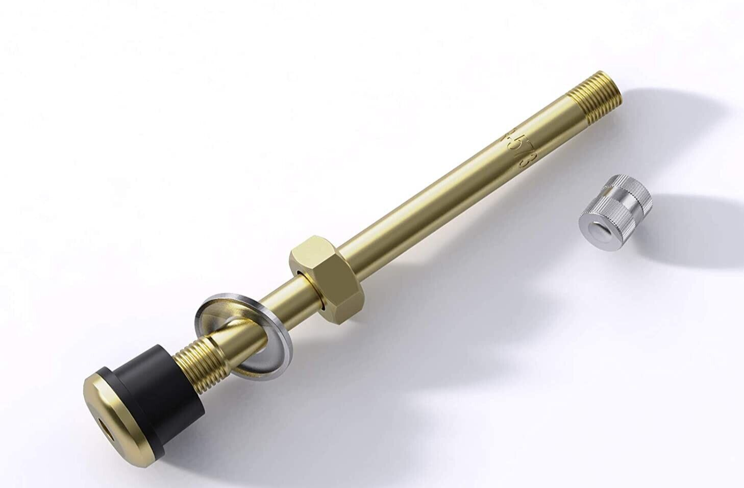 50 Kits TR573 Truck Tire Valve Stem Wheels 22.5 /24.5 For Rim Φ.625".L: 4.527"