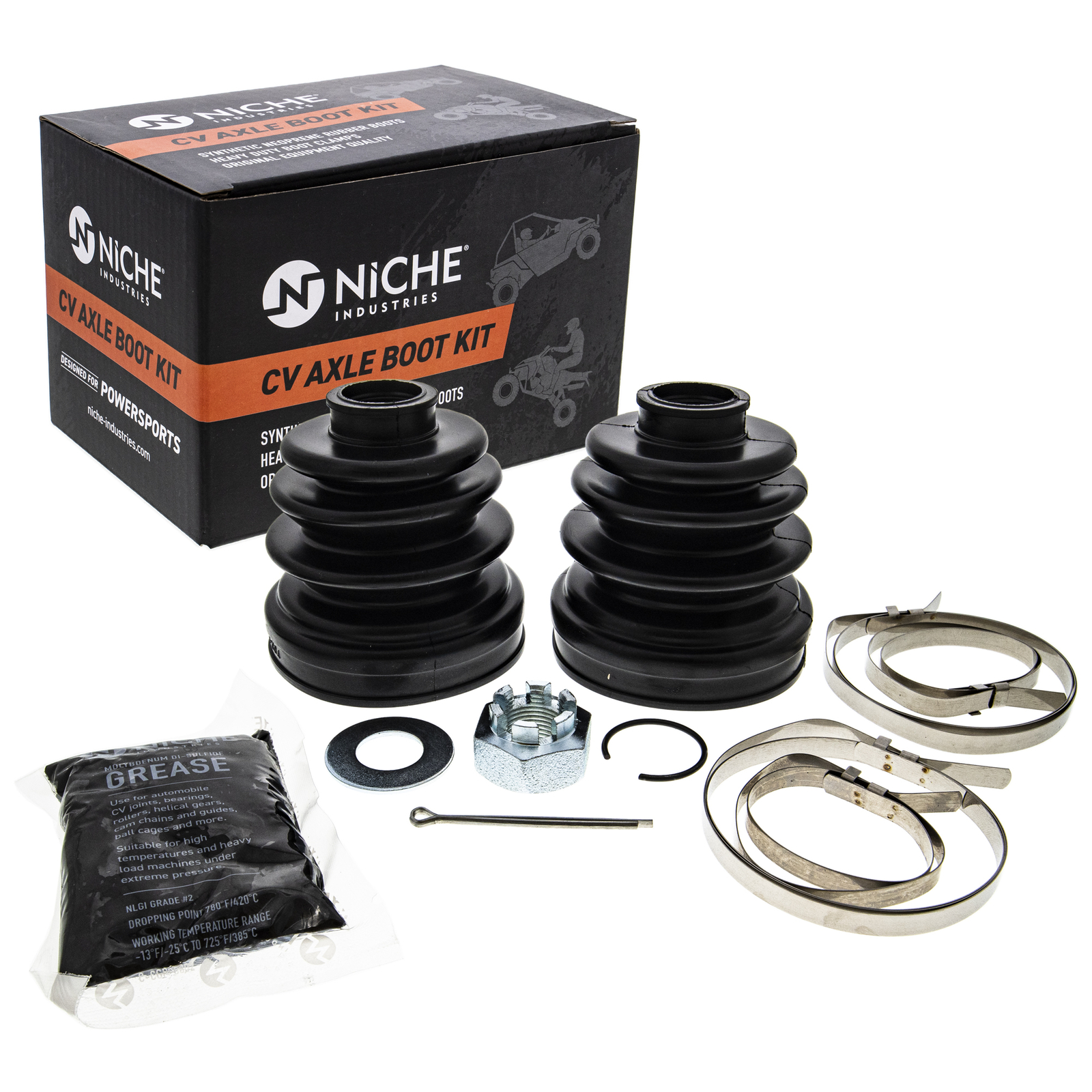 NICHE Rear CV Axle Boot Kit for 2204102 RZR XP 1000 Ranger 570 400 Crew 500 UTV
