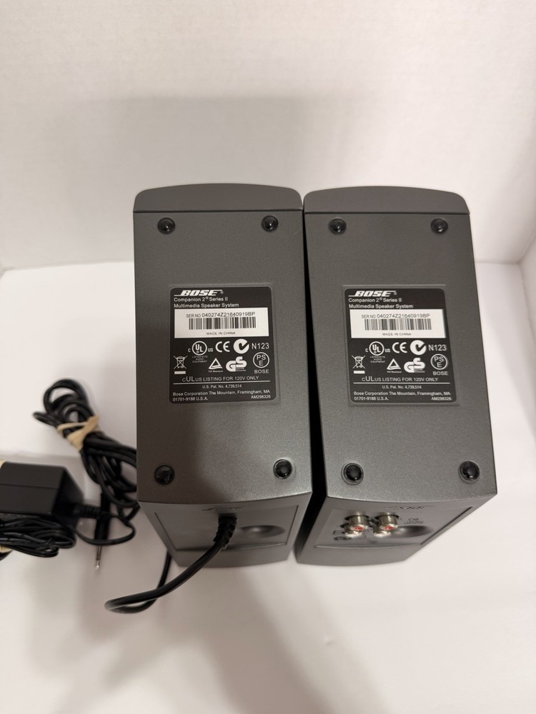 BOSE Companion 2 Series II Multimedia Computer Speaker System | TESTED ✅ EUC