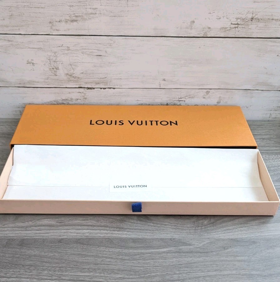 LOUIS VUITTON Empty Box Slide Drawer Pull Out Storage Gift Box 15x4.5x1.5