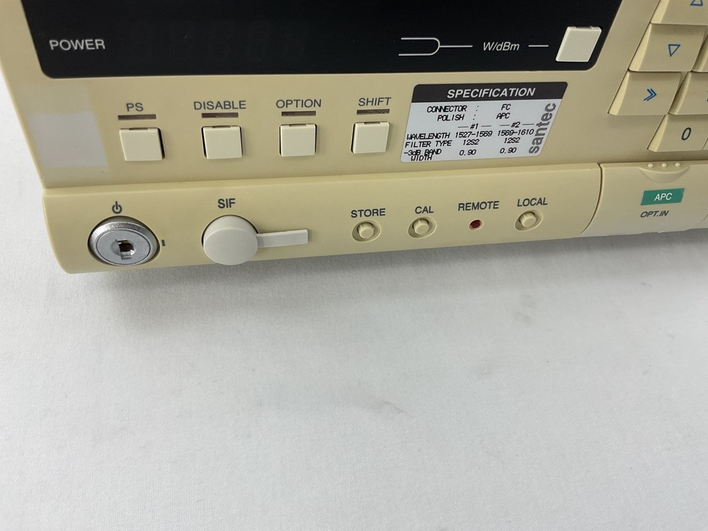 Santec Optical OTF-930 Tunable Filter 1527-1610nm Wavelength Selection System