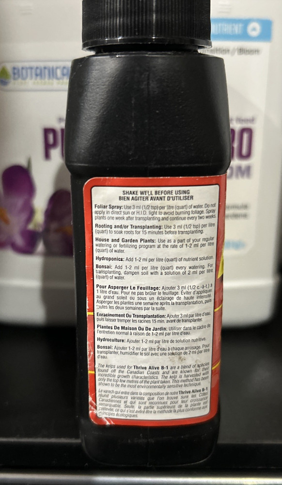 Technaflora Thrive Alive B1 Red - 250 ML - (1-1-1) NEW