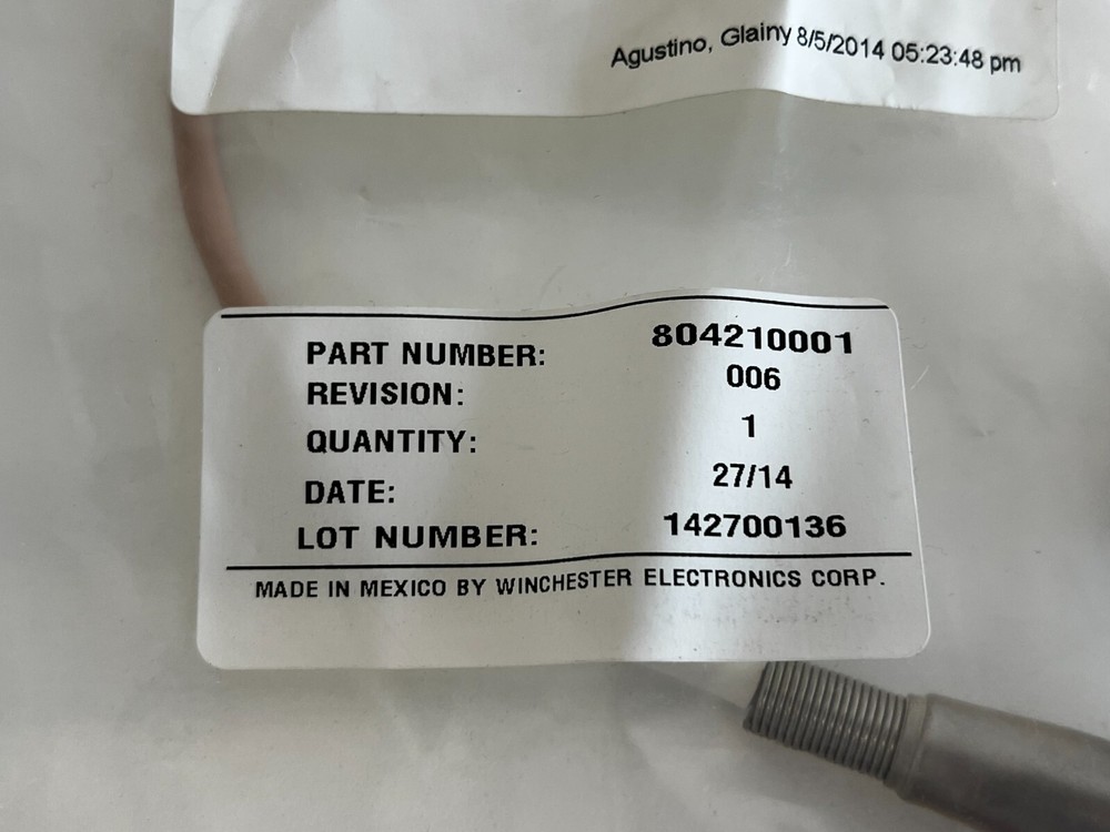 L7: Winchester Electronics 804210001 CA PC TO Quick Disconnect Flat Power Cable