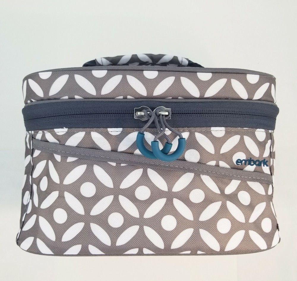 Embark Personal Lunch Bag GRAY Geo Print