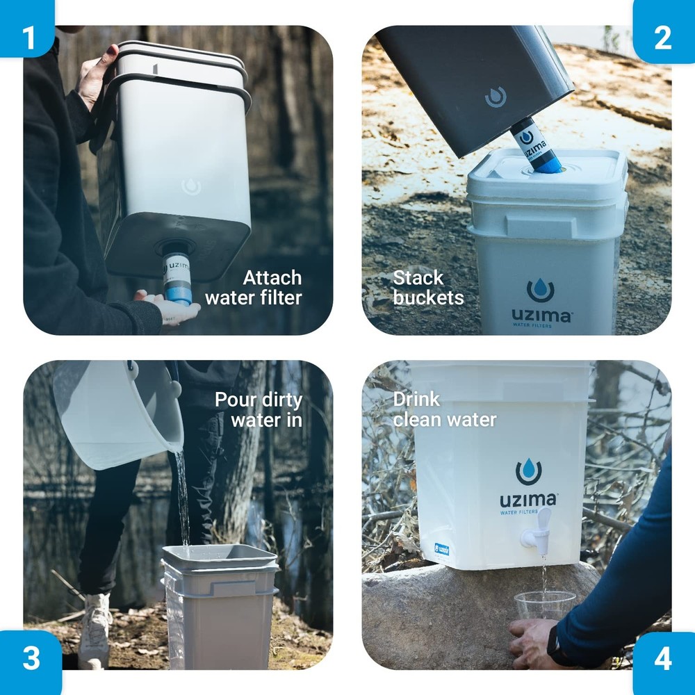 UZ-2 Camping Water Filter & Drinking Water Filter System Portable Camping