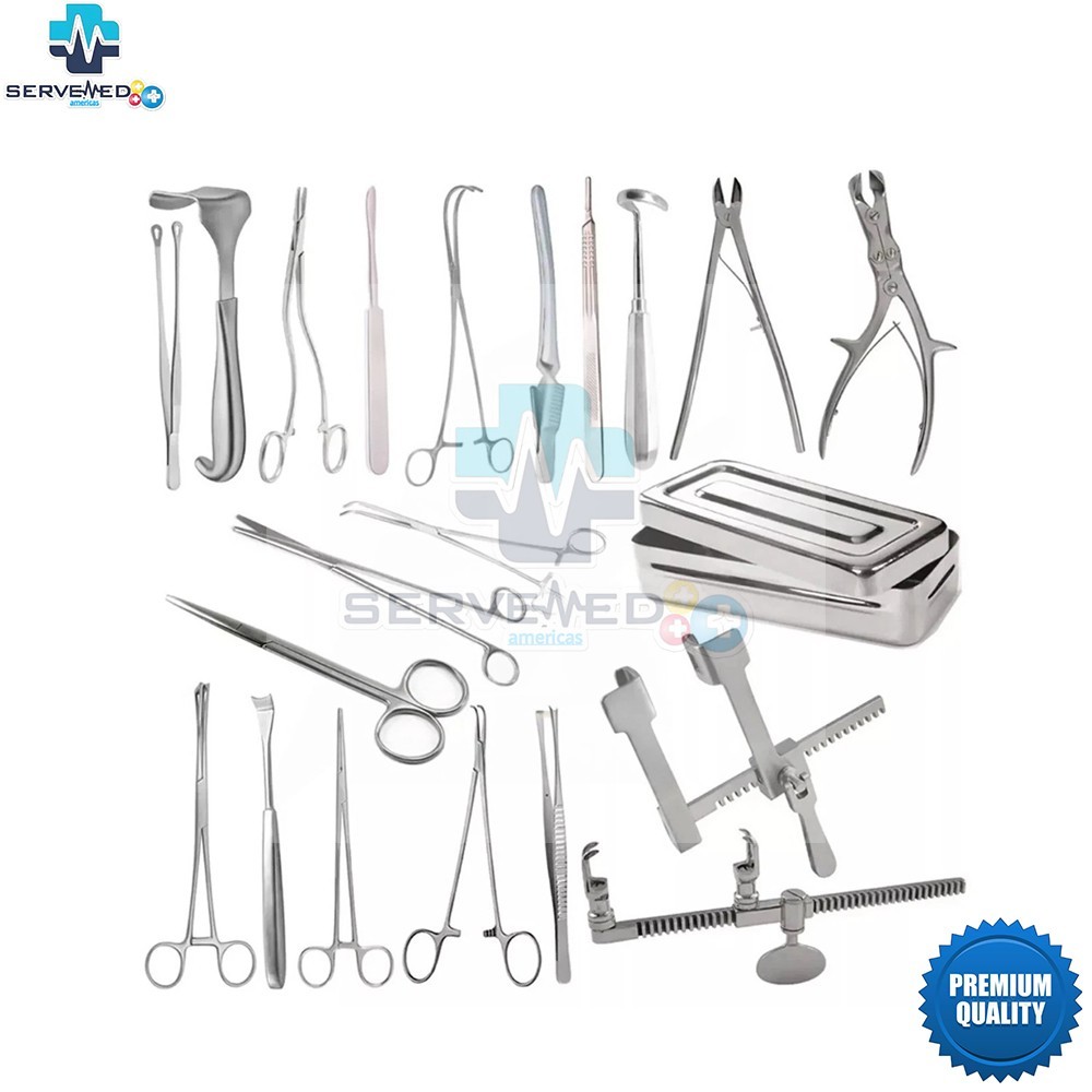 Thoracotomy Surgery Set 24Pcs Thoracotomy Instruments Surgical Instruments