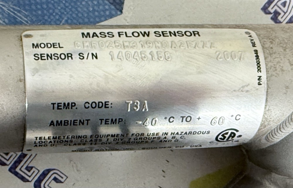 Micro  Motion  CMF025M Coriolis Mass Flow Sensor CMF025M319N0A2EZZZ