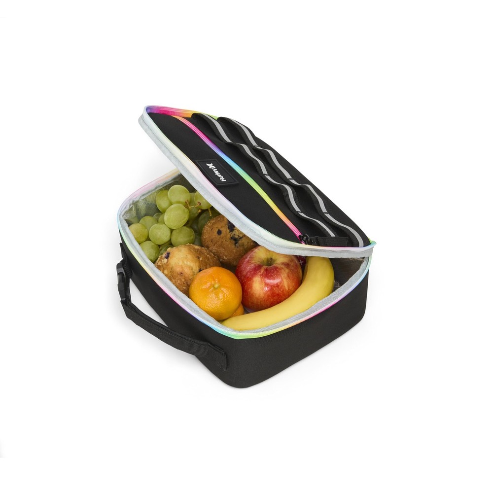 School Lunch Tote Black/Multi