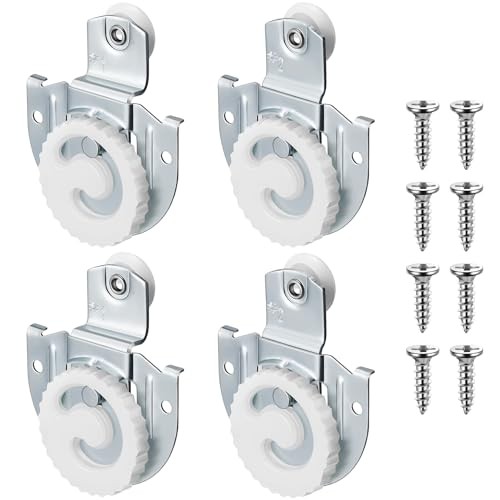 4 Piece Sliding Closet Door Hardware Rollers Wardrobe 1 Adjustable Version