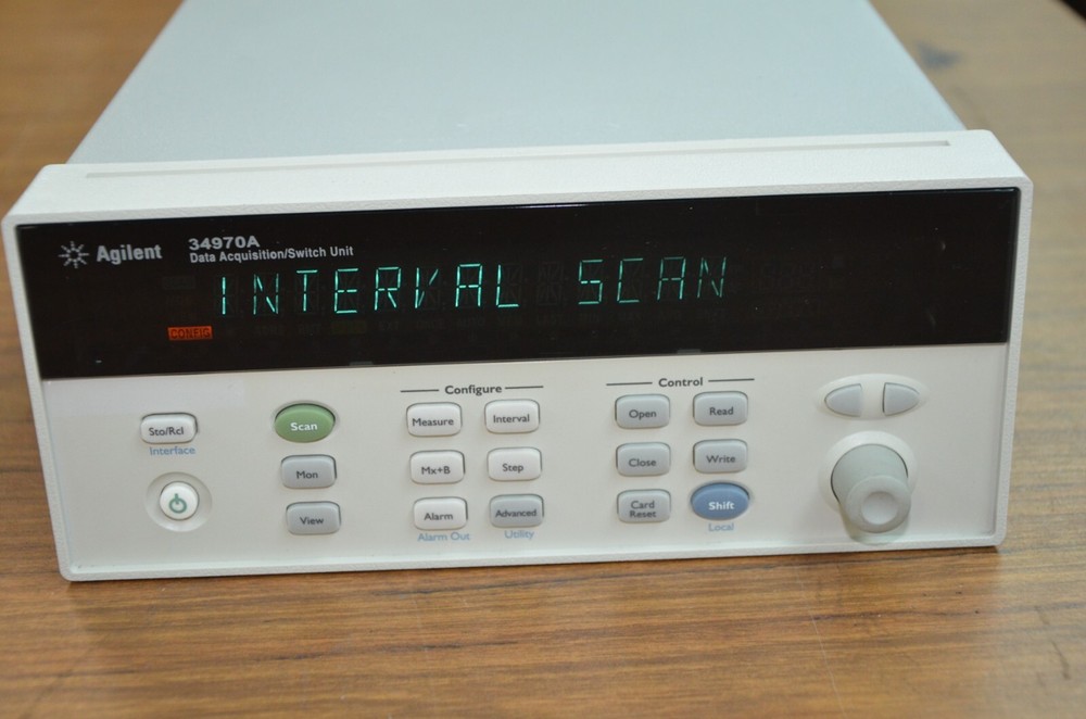 Agilent 34970A Data Acquisition Switch Unit MainFrame Non Working No Errors
