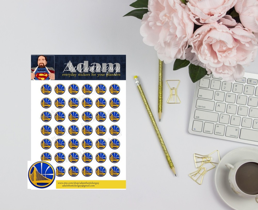 Golden State Warriors Planner Stickers