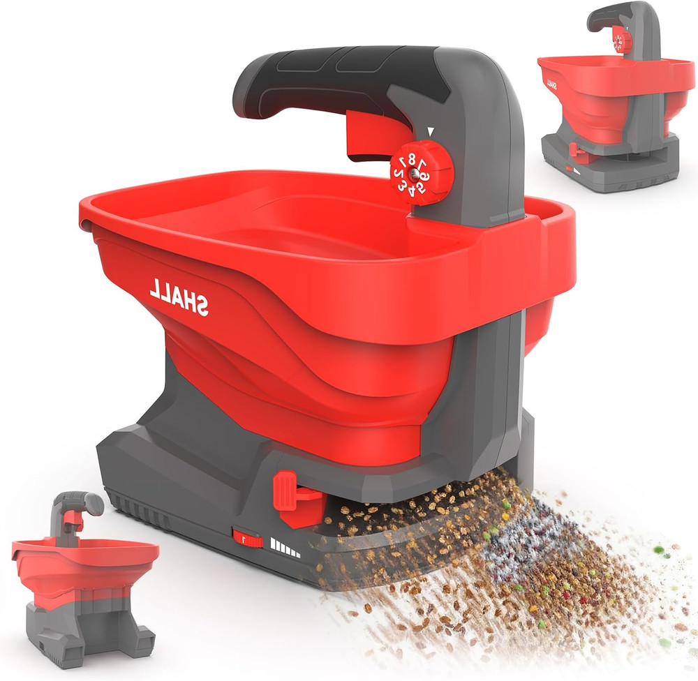 Handheld Spreader Fertilizer Seed Salt Rechargeable 3.3L