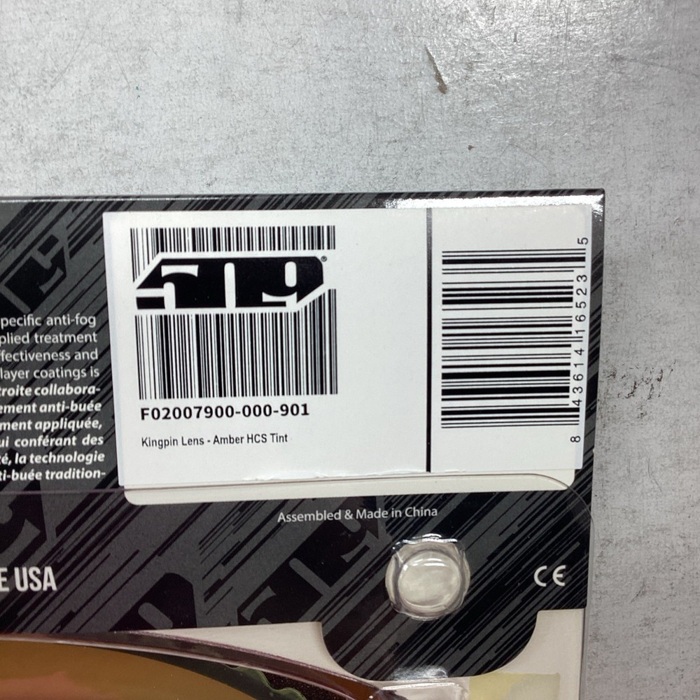 509 Kingpin Replacement Lens Amber HCS Tint